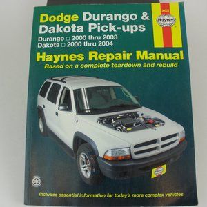 Haynes Dodge Durango & Dakota Pickups Repair Manual